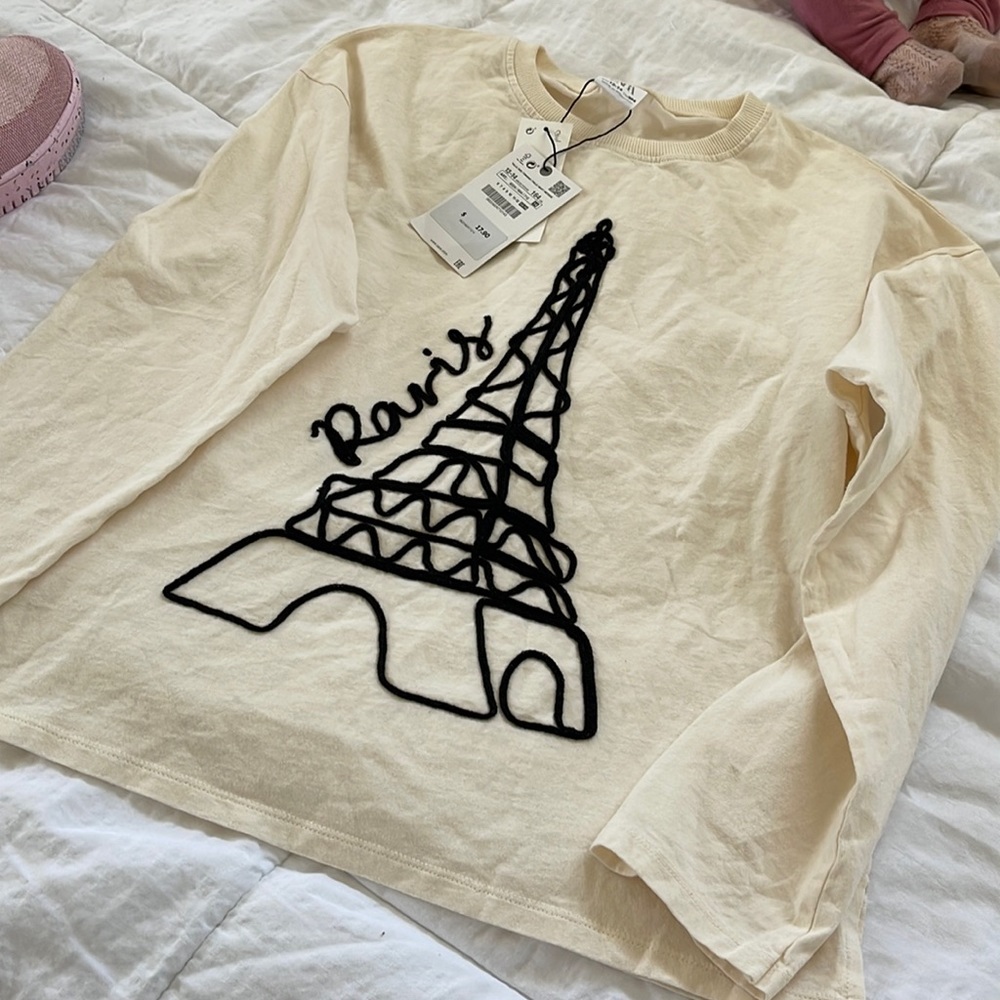 BNWT Zara’s big girls Paris shirt
